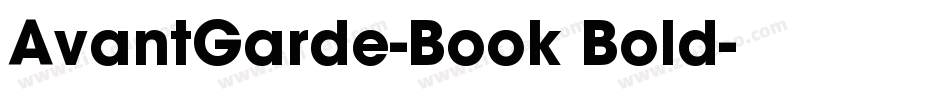 AvantGarde-Book Bold字体转换